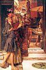 Sir Lawrence Alma-Tadema The Parting Kiss painting
